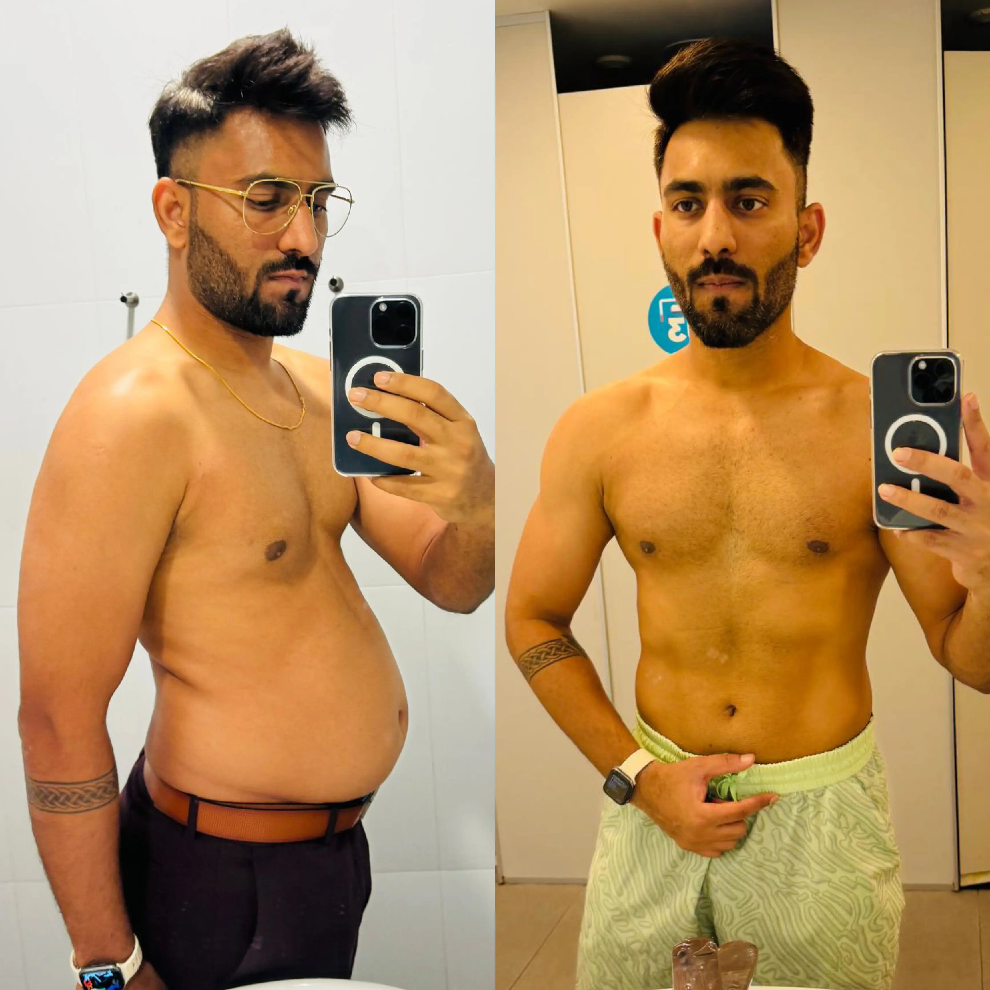 Arjun Visible Abs 10 Weeks transformation